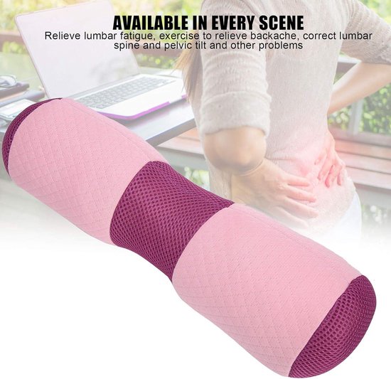Yoga Bolster Kussen - Traagschuim Blok voor Lendenwervelcorrectie — afbeelding 2