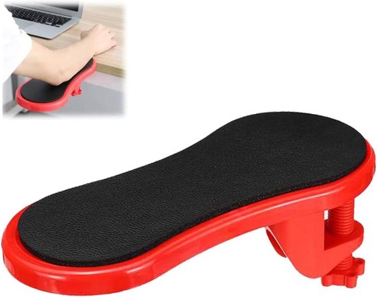 Verstelbare Armsteun voor Bureau, Ergonomische Arm/ Elleboogsteun, 360-graden Rotatie, Kleminstallatie zonder Boren Verstelbare Armsteun voor Bureau, Ergonomische Arm/ Elleboogsteun, 360-graden Rotatie, Kleminstallatie zonder Boren