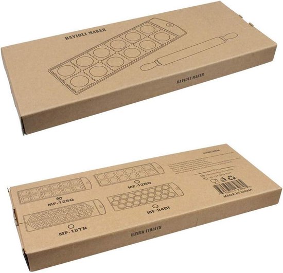 Knoedelfabrikant Pierogie en Ravioliform Mulpocketvormer deegpers - taartvorm - ravioli-stempel en raviolisnijder - gebakgereedschap #4 van Mulpocket — afbeelding 4