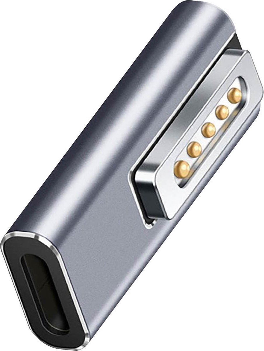 4smarts USB-C naar MagSafe 2 Adapter 100W PD MacBook Pro/Air Grijs