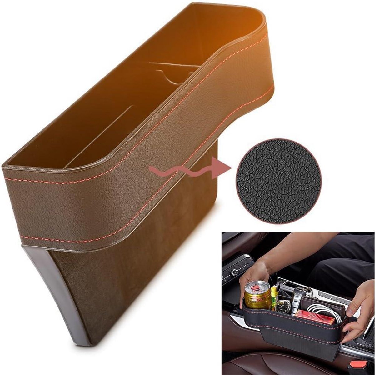 2 Stuks Autostoel Gap Plug Voor Vullen Voor Mazda Atenza BT-50 RX7 Tribute, Autostoel Openingvuller Auto Zij-gap Vuller Car Seat Gap Filler,Bla-ck