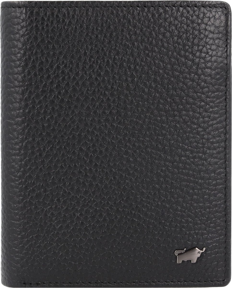 Braun Büffel Leren Portemonnee Theo RFID Wallet H 8CS Black Zwart