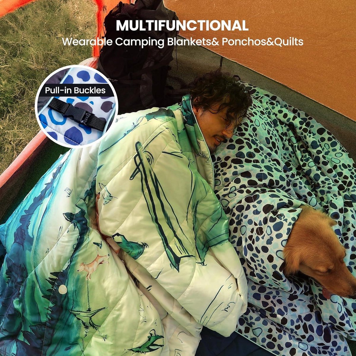 Couverture Pour Pique-nique Couverture De Voyage Réversible Winthome 140x200cm - Imprimé Chiens - Imperméable Et Chaude - Pour Camping, Pique-nique Couverture Voyage Chien Couverture Pour Pique-nique Couverture De Voyage Réversible Winthome 140x200cm - Imprimé Chiens - Imperméable Et Chaude - Pour Camping, Pique-nique Couverture Voyage Chien
