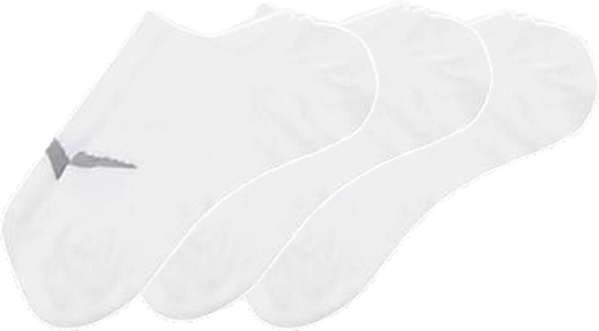 Nike Everyday Plus Lightweight Footie Enkelsokken Senior 3-pack Wit