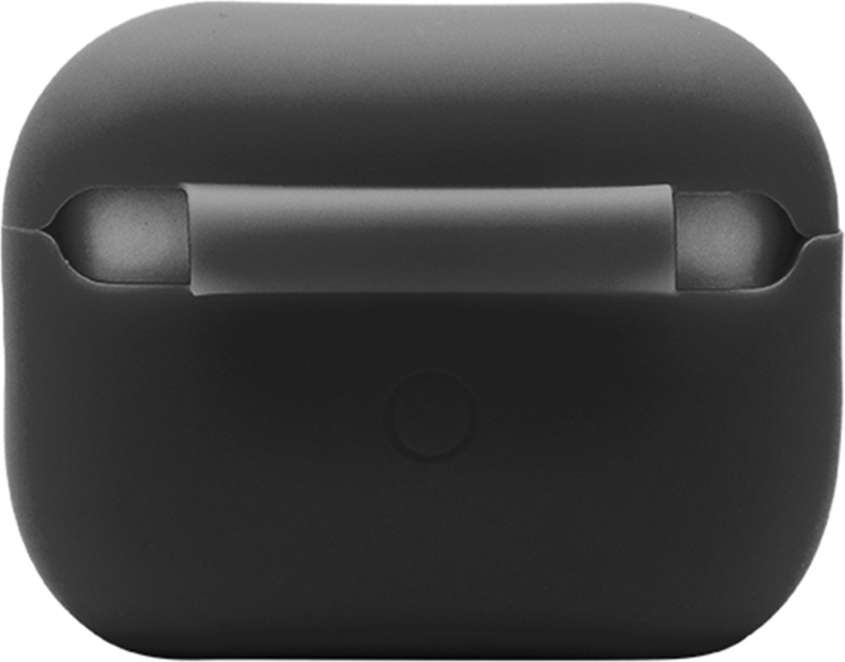 Mobigear Hoesje geschikt voor Apple AirPods Pro 2 Hoesje Flexibel Siliconen | Mobigear Lanyard - Grijs