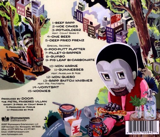 MF Doom MM Food - 1xCD+1xDVD album - 24 juli 2007 | bol