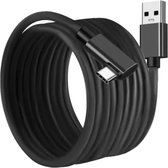 Bol.com Izoxis Lange USB-A naar USB-C Kabel 5M - Snel en Duurzaam Laden aanbieding
