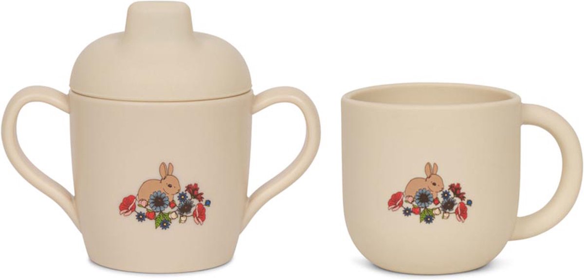 Goedkoopste Konges Sløjd Sippy Cup & Cup Set Tuitbeker | Bunny Tokki