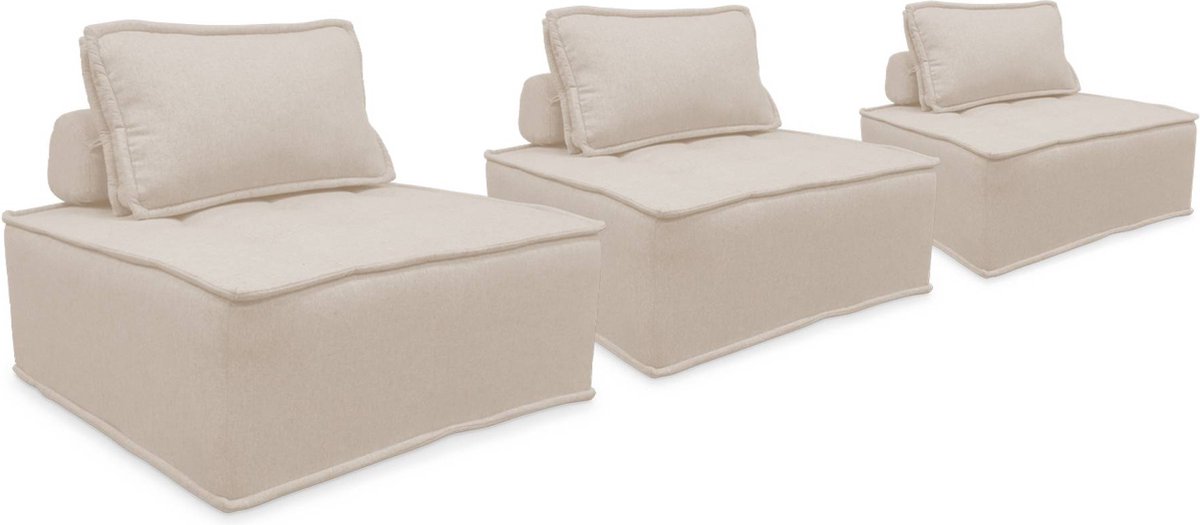 sweeek - Set van 3 modulaire fauteuils - dao