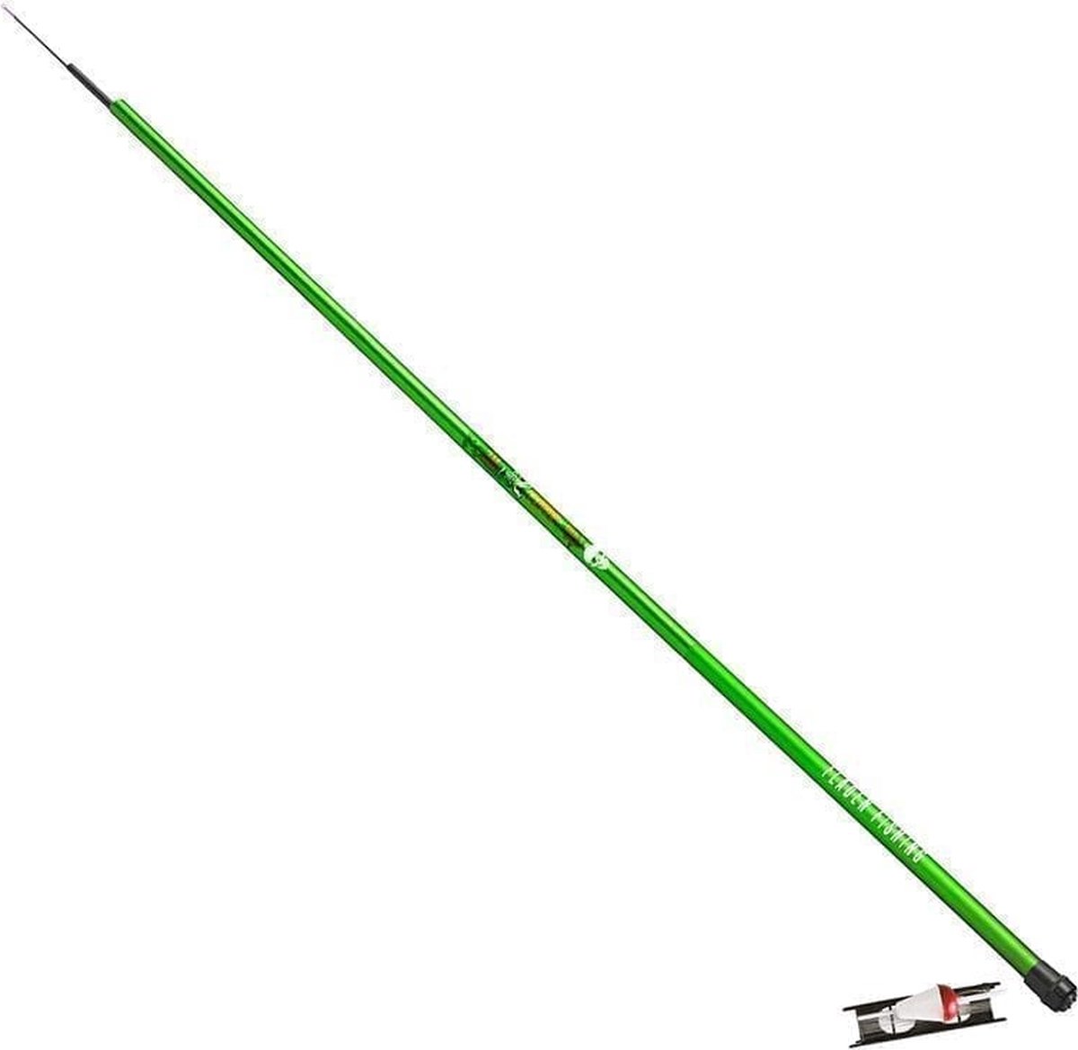 Fladen Clipper Limegreen Pole W Float Kit Vaste Hengel 3m - Vaste Hengel