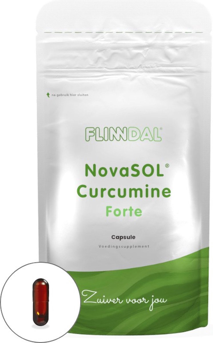 Goedkoopste Flinndal Curcumine Forte Capsules - Voor Soepele Gewrichten en Sterke Botten - Helpt Longen en Luchtwegen Gezond te Houden - 90 capsules
