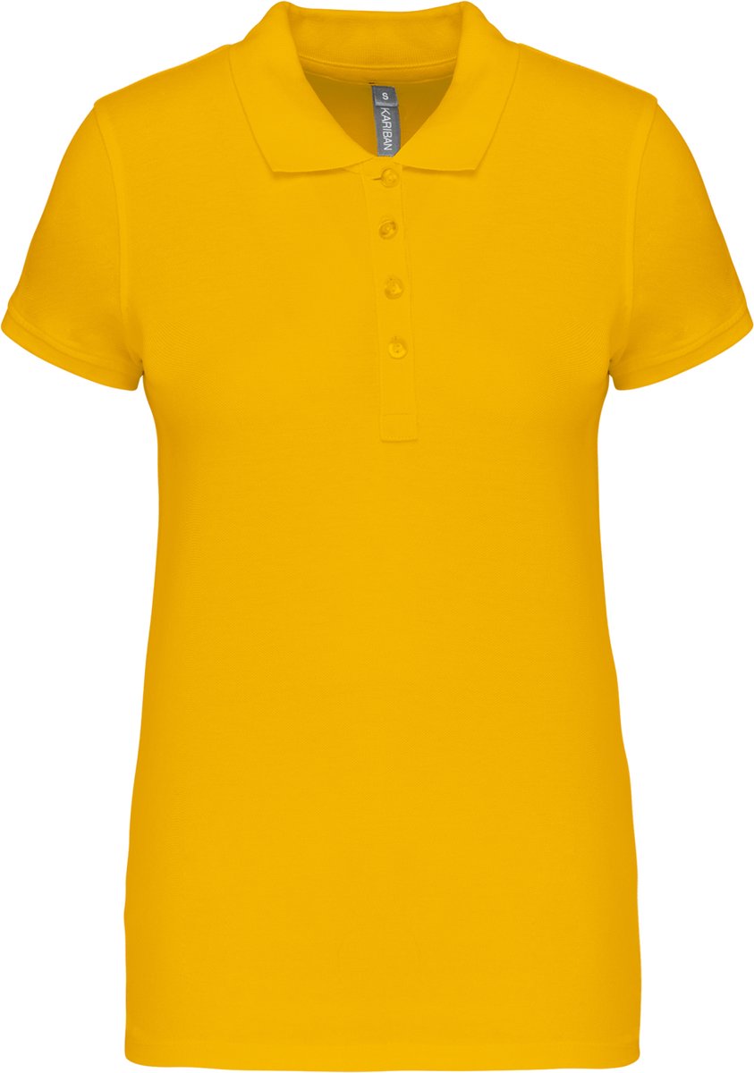 Kariban Piqué-damespolo korte mouwen K255 - Yellow - L
