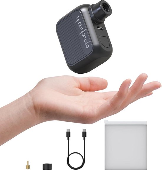 AUXITO Elektrische Fahrradpumpe - Mini Kompressor 120PSI Mit Display