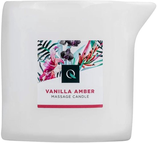 Bougie de massage Exotiq ambre à la vanille - 200 g