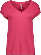 Zoso T-shirt Nora Knitted Sweater 242 0400 Pink Dames Maat - M