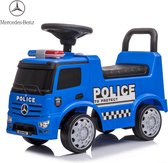 Voiture Porteuse de Police Mercedes Antos - 1 à 3 ans - Sirène - Opbergbox - Blauw