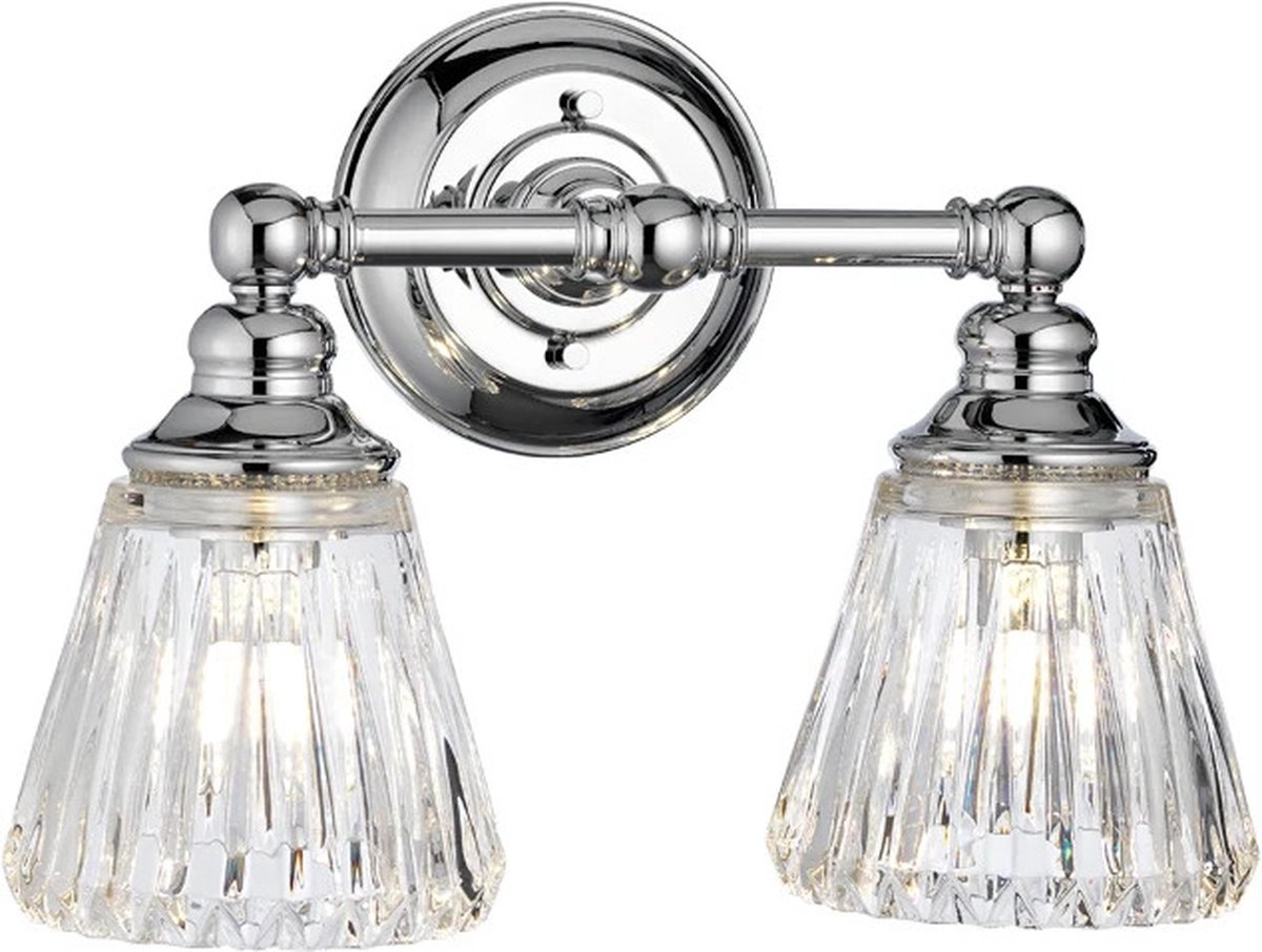 Quintiesse LED Badkamerarmatuur Keynes | 3W 3000K 300Lm 830 | IP44 | Dimbaar | Polished Chrome