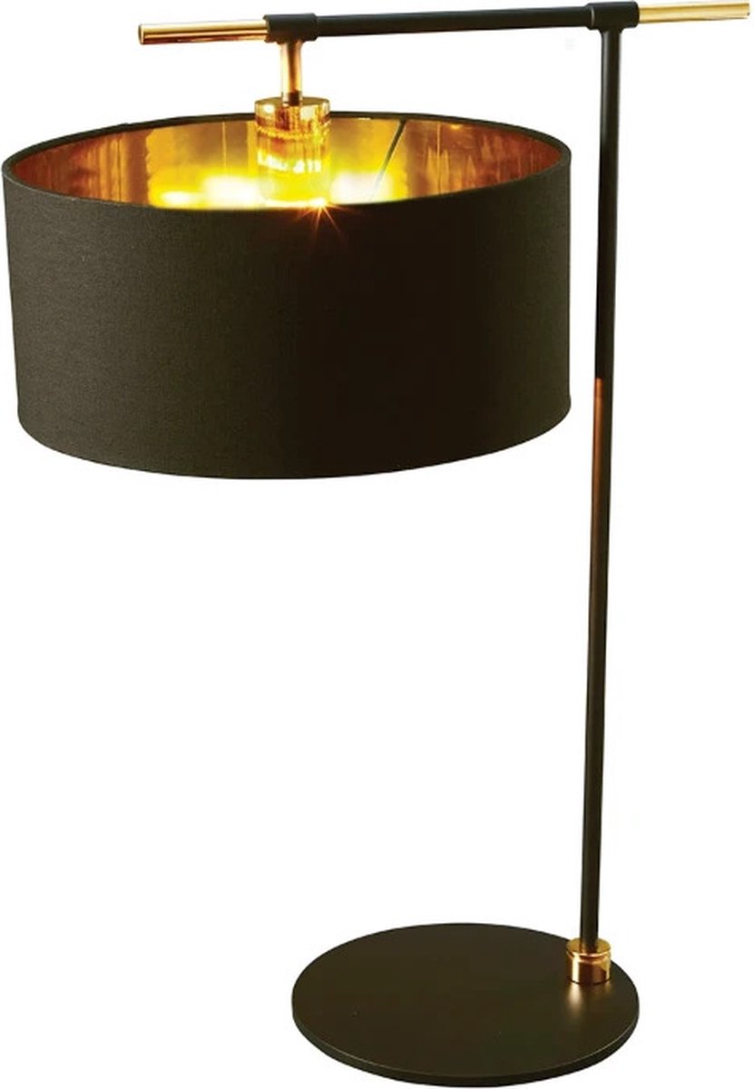 Elstead Lighting LED Tafellamp Balance | 1X E27 Max 60W | Black/ Polished Brass