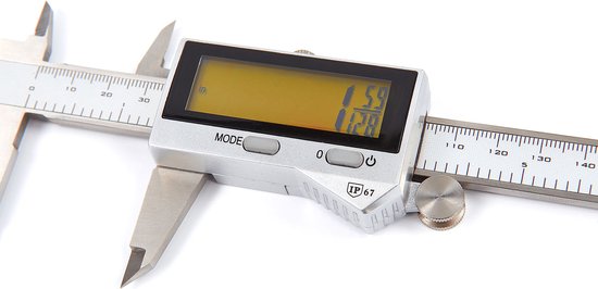Preciva Professionele digitale schuifmaat, IP54 waterdicht