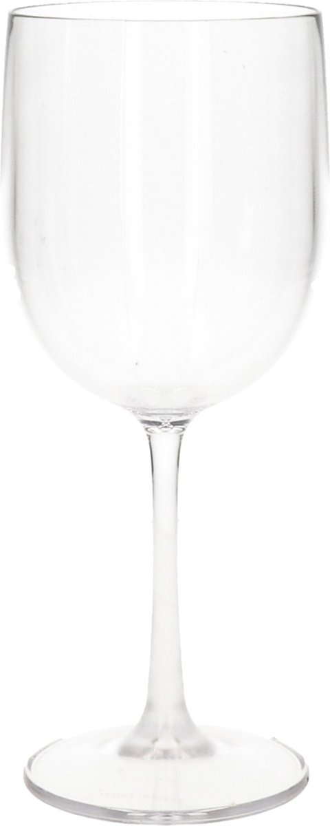 Exquilnova Set van 4 400 ml wijnglazen, kunststof, plastic wijnglazen