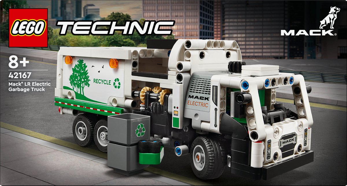 LEGO Technic Mack LR Electric vuilniswagen - 42167 — afbeelding 21