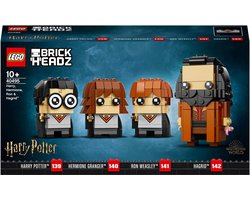 foto van Lego Harry Potter 40495 Brickheadz  Harry, Hermelien, Ron & Hagrid™