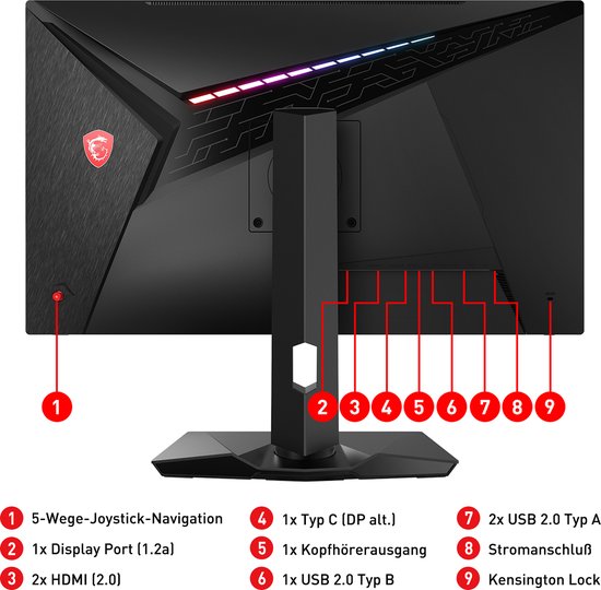 MSI Optix MAG274QRF-QD - LED-Skaerm 27 | bol