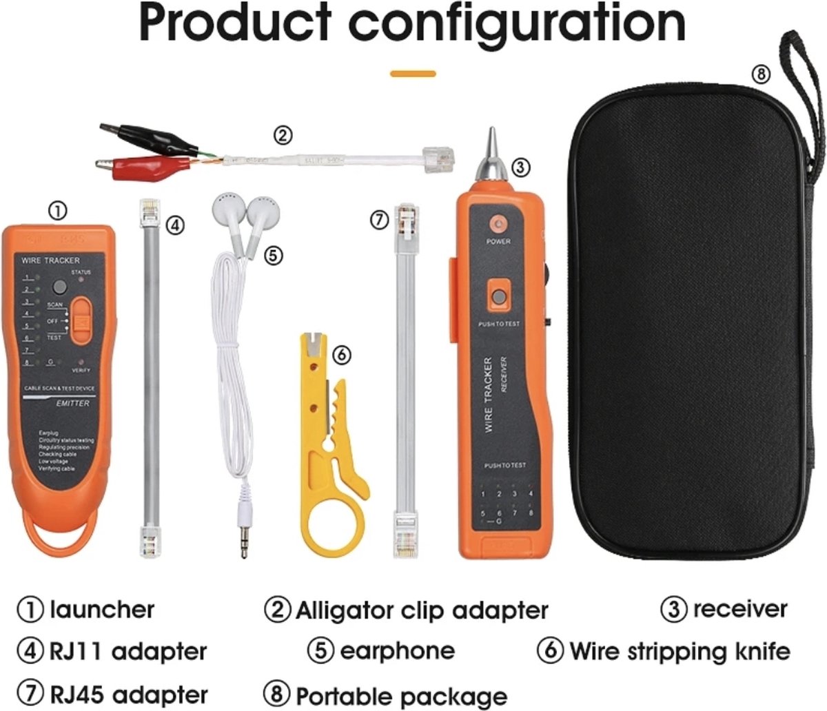 Good Connections Netzwerk-Kabeltester mit Remote-Einheit - für RJ45