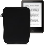kwmobile beschermhoes voor eReader - Neopreen beschermhoes zwart - 17 x 12 x 2 cm binnenafmetingen