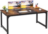 Bol.com TRIBESIGNS Keukentafel - Eettafel - 180 X 80 X 75 cm - Eetkamertafel Voor 6-8 Personen - met Stevige Metalen Poten - Ind... aanbieding