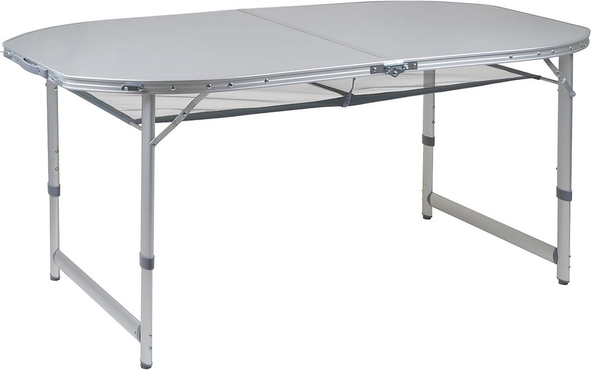 Bo-Camp - Tafel - Premium - Ovaal - Koffermodel - 150x80 cm