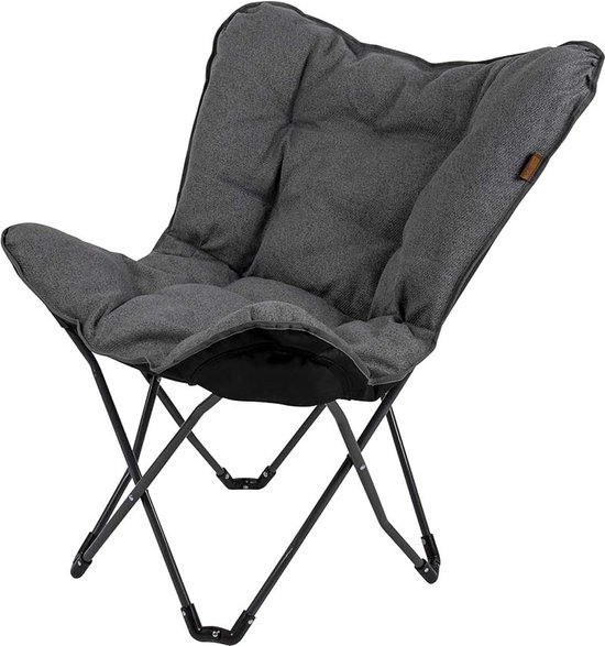 Bo-Camp - Urban Outdoor - Vlinderstoel - Grainger - M - Nika - Grijs van Bo-Camp — afbeelding 5