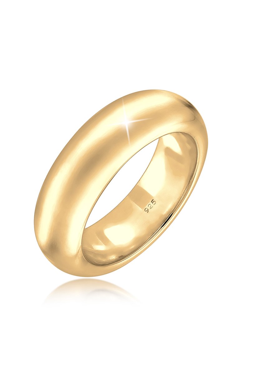 Elli PREMIUM - Ring - Bandring Modern Statement Blogger Trend 925 Silber - Dames