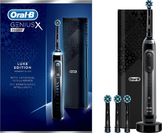 Oral-B Genius X 20000 - Luxe Edition Antracietgrijs - Elektrische  Tandenborstel - 1... | bol.com
