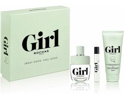 Rochas Girl Parfumset - EDP 100ml + 7,5ml + Body Lotion