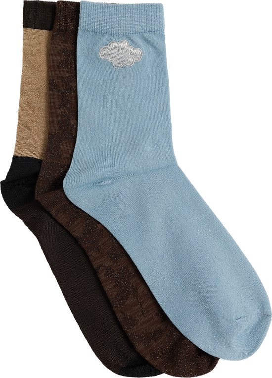 WE Fashion Dames sokken, 3-pack