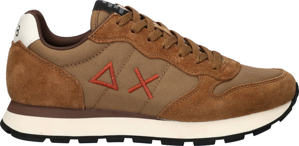 Sun68 Tom Solid Nylon Men Sneakers - Heren - Camel - Maat 41