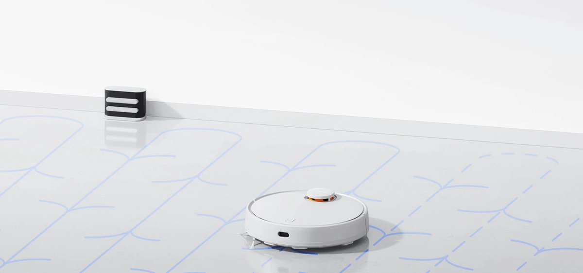 Afbeelding 3 van Xiaomi S12 Robotstofzuiger - LDS-lasernavigatie - 4000Pa Zuigkracht - Bedien via app