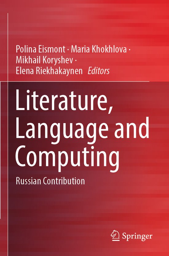 Literature, Language and Computing - cover