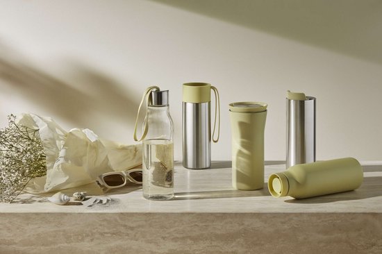 Eva Solo - Gobelet City To Go 350 ml Champagne - Vert - Argent - Acier inoxydable recyclé - Plastique