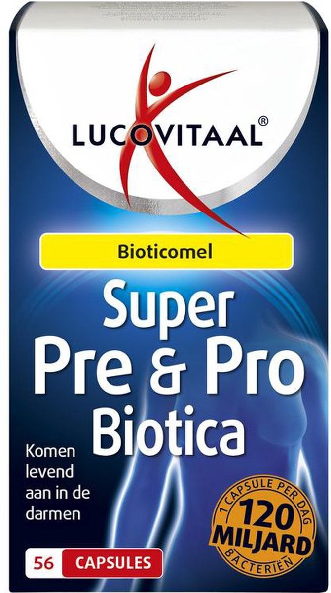 Goedkoopste Lucovitaal Pre & probiotica 120 miljard 56 capsules
