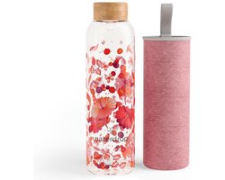 Waterdrop Glazen drinkfles relax 600ml 1 Stuks