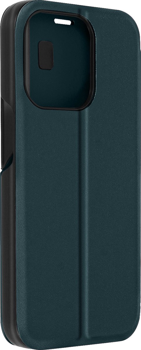 Avizar Foliohoes Geschikt voor iPhone 15 Pro Max met video-ondersteuning, Donkergroen