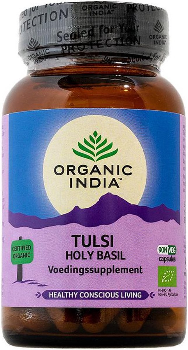 Tulsi Holy Basil 90 capsules 100% biologisch NL-BIO-01