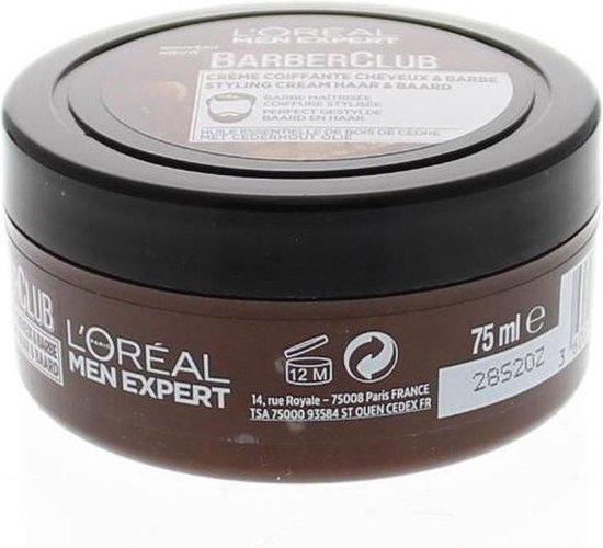 L’Oréal Paris Men Expert BarberClub Beard & Hair Styling Cream – 75ml