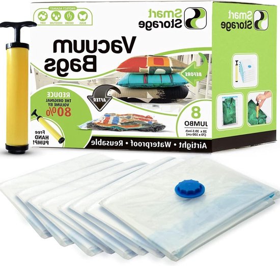 Vacuümzakken Voor Kleding Met USB Elektrische Pomp - 6 Herbruikbare Zakken Reis Set