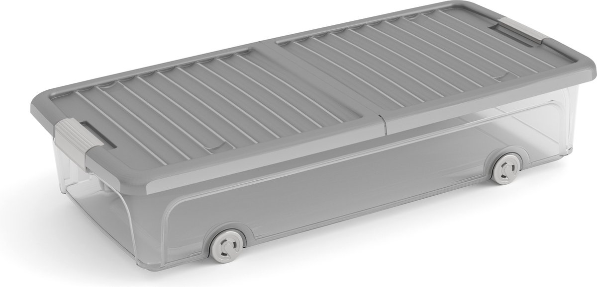 KIS - W Box Underbed L Transparant/grijs
