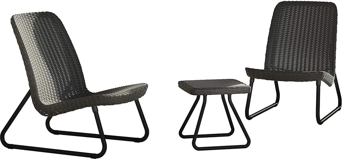 lounge Set Rio, rotanlook, kunststof., tweezitsbank