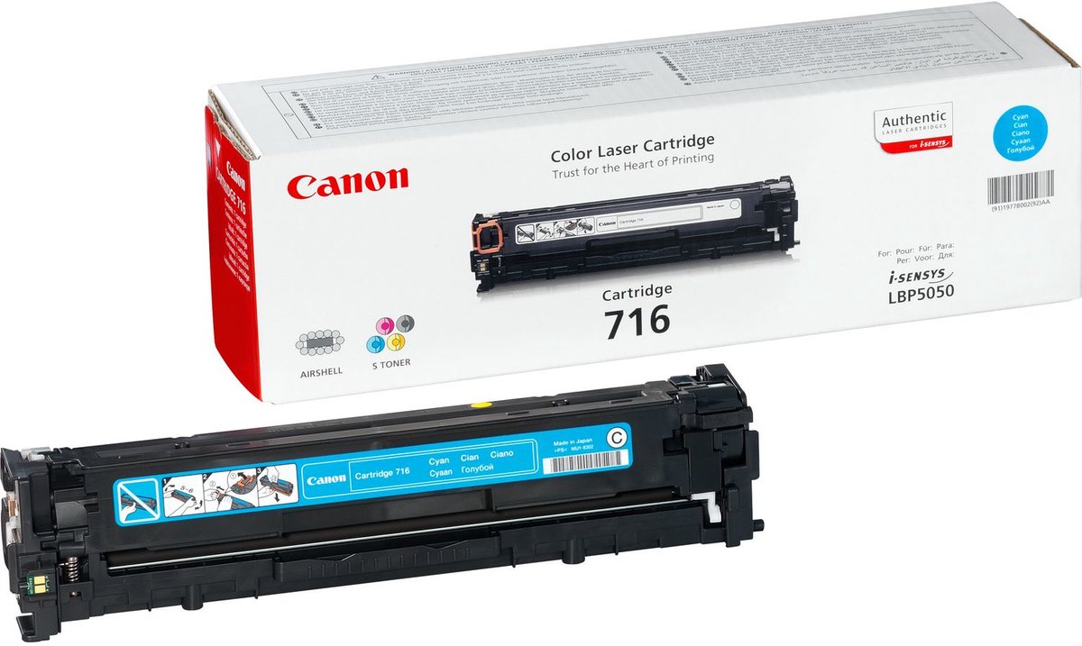 Original Toner Canon 716 Cyan