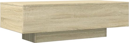 vidaXL - Salontafel - 100x49,5x31 - cm - bewerkt - hout - sonoma - eikenkleurig